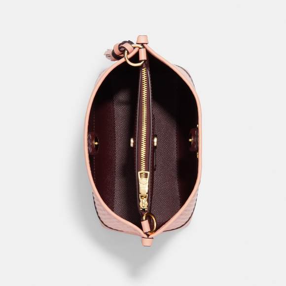 NWT Coach Outlet Mollie Bucket Bag 22 In Straw - Picture 2 of 7